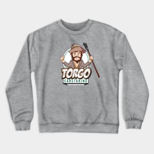 Torgo Care Taking With White Lettering Crewneck Sweatshirt